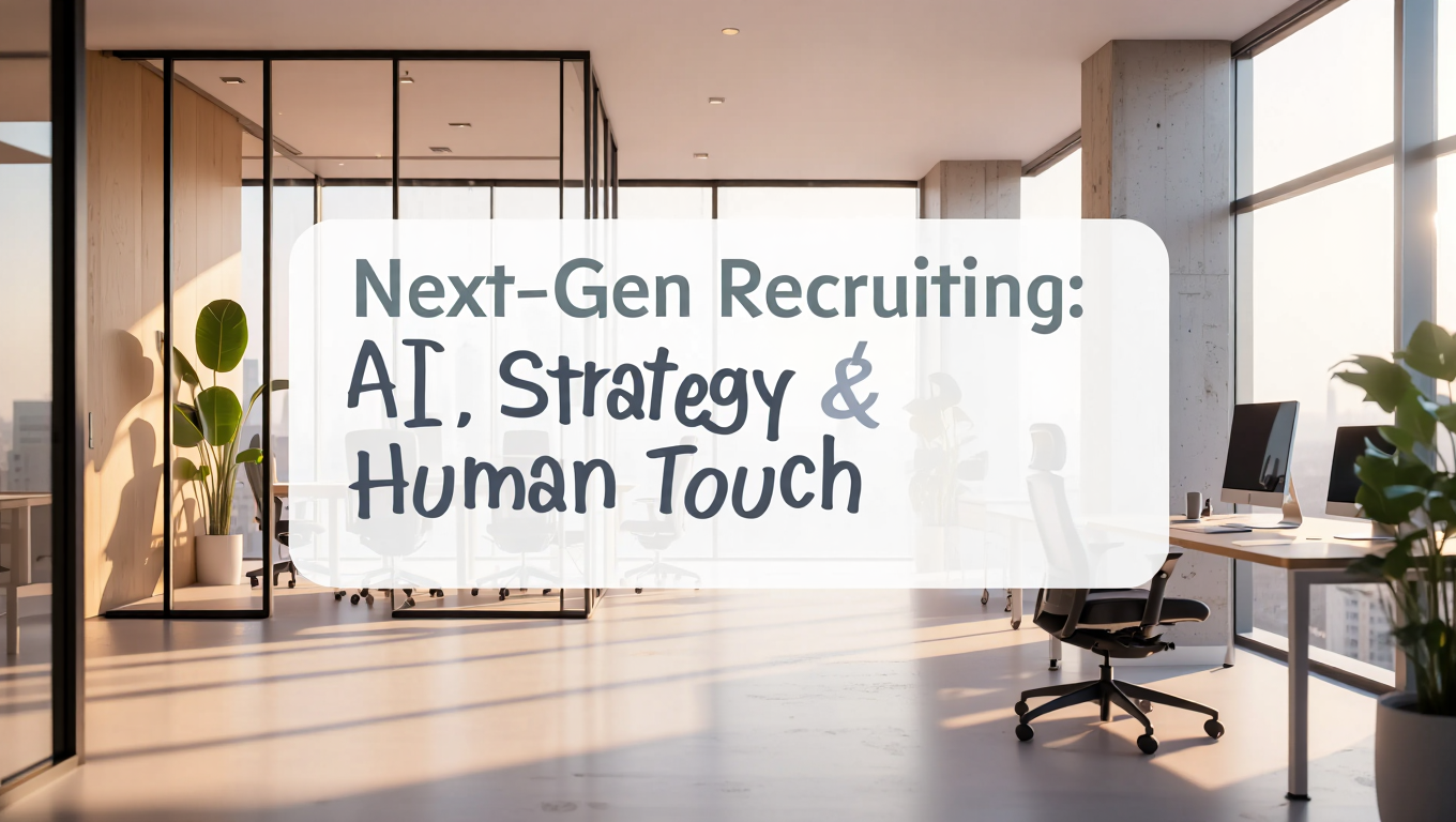 Next-Gen Recruiting: AI, Strategy & Human Touch