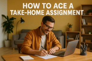 How to ace a take-home assignment