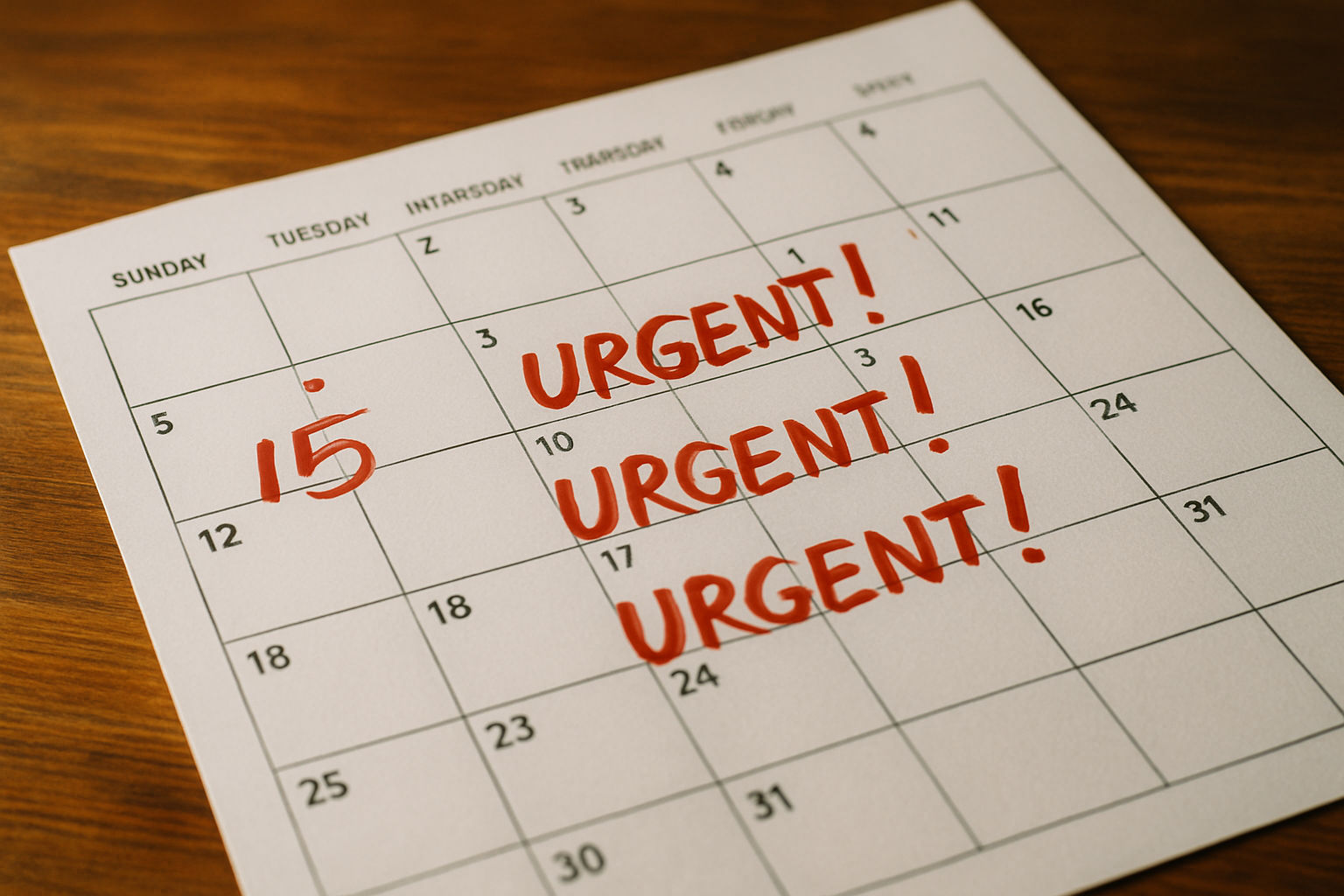 Dealing with deadline anxiety