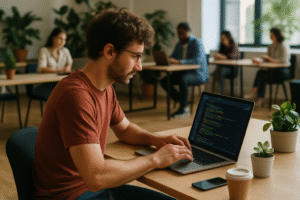 Low-distraction coding environments