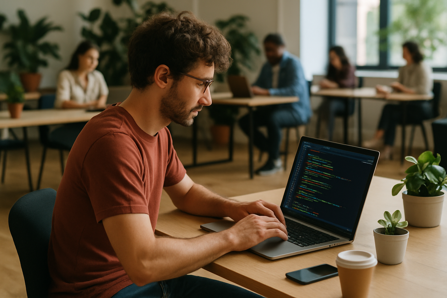 Low-distraction coding environments