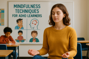 Mindfulness techniques for ADHD learners