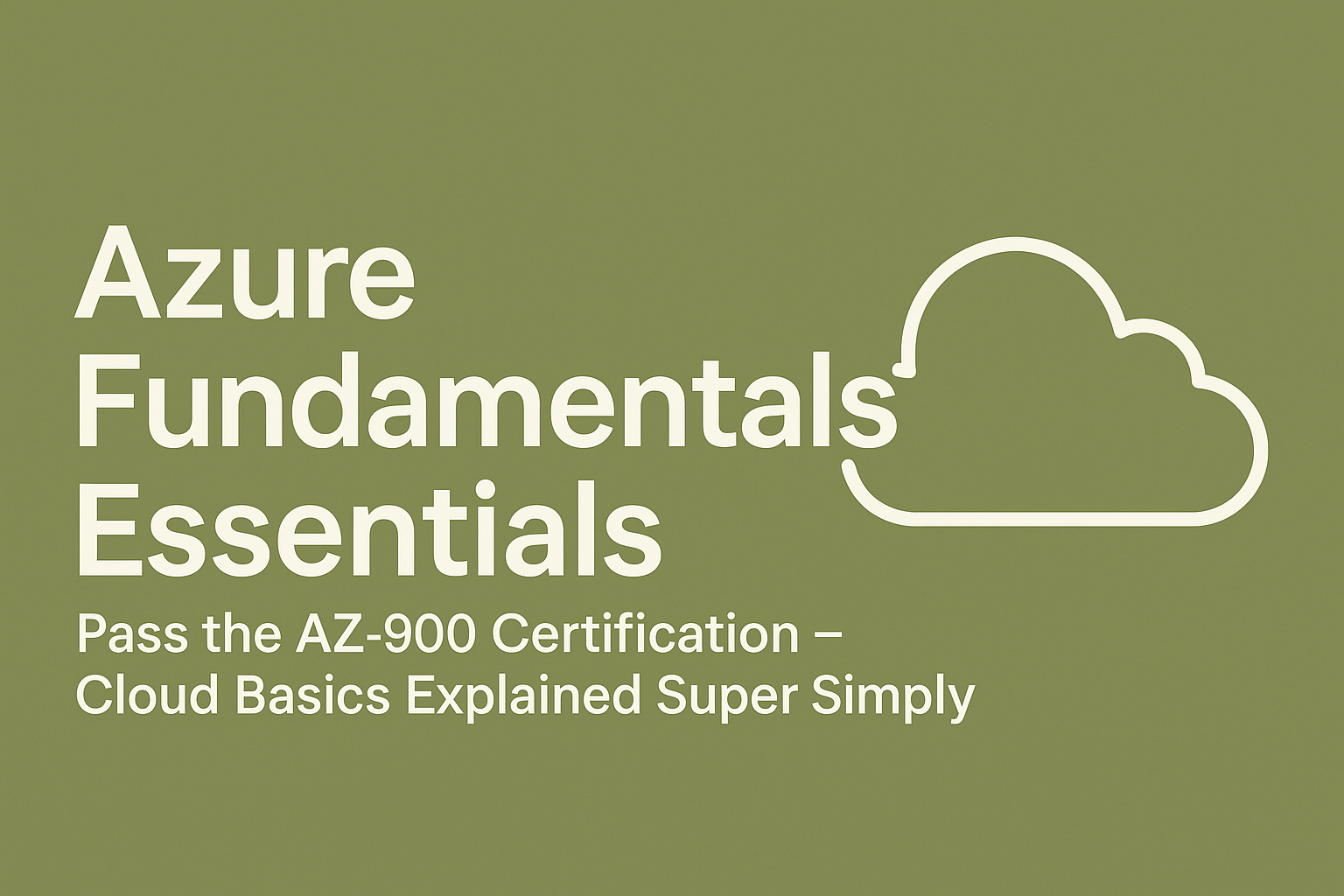 Pass the AZ-900 Certification – Cloud Basics